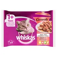 Whiskas 1+ Casserole klasický výber 4 x 85 g