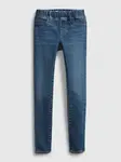 GAP Detské džínsy pull-on jeggings with stretch Modrá