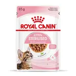 Royal Canin Kitten Sterilised - vlhké krmivo pre sterilizované mačiatka 12 x 85 g