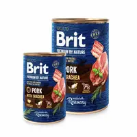 Brit Premium by Nature Adult Pork with Trachea 24 x 800 g