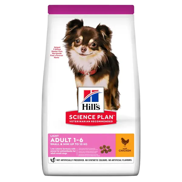Hill's Science Plan Adult Small & Mini Light krmivo pro psy 6 kg