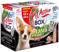 FitActive Fit-a-Box kapsičky - jehněčí a králík 12 x 100 g