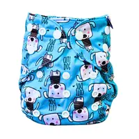 GaGa's pleny Novorozenecké svrchní kalhotky Pejsek na patentky