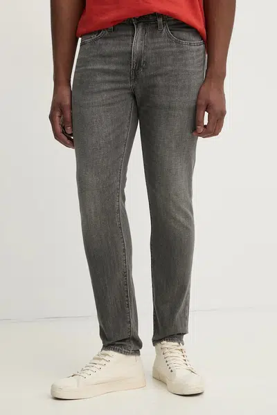 Džíny Levi's 512 SLIM TAPER pánské, šedá barva, 28833