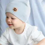Dětská bavlněná čepice Jamiks BARRIGO šedá barva, z tenké pleteniny, JWH058
