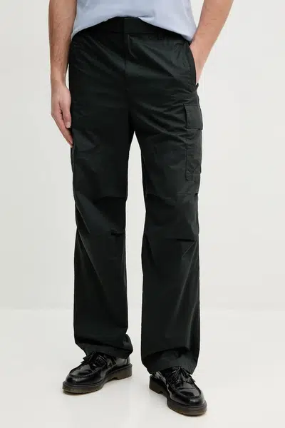 Bavlněné kalhoty Armani Exchange pánské, zelená barva, ve střihu cargo, XM000200 AF11882