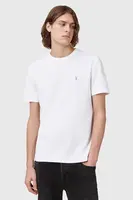 Bavlněné tričko AllSaints ELLIS pánské, bílá barva, M018JC