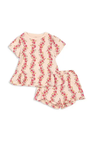 Dětská bavlněná souprava Konges Sløjd FAMO FRILL SET GOTS