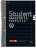Student blok A4 CC černý lin 80 listů
