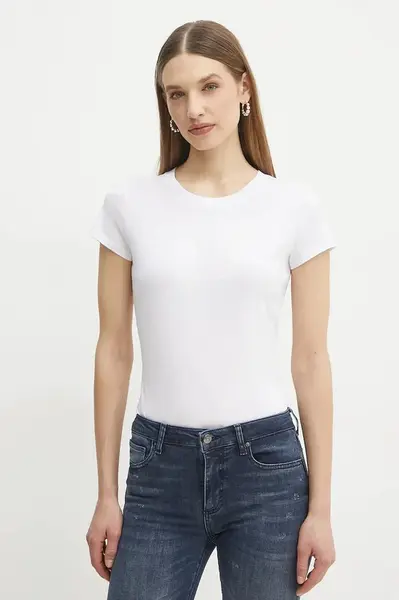 Bavlněné tričko Armani Exchange bílá barva, XW000530 AF10359