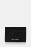 Kožené pouzdro na karty Karl Lagerfeld K/LOOM