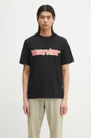Bavlněné tričko ICECREAM Soft Serve T-Shirt černá barva, s potiskem, IC25142