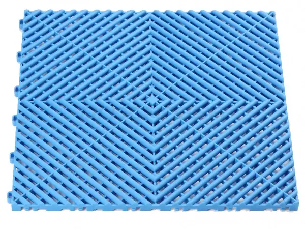 Plastová dlaždice, perforovaná, modulární, 40 x 40 x 1,8 cm, černá barva - Procarosa Barva: modrá