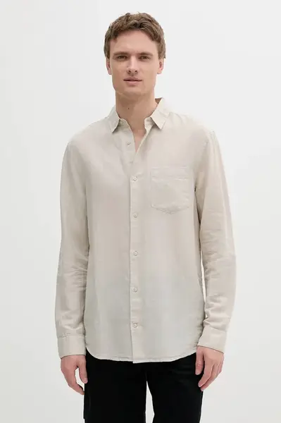 Lněná košile Calvin Klein