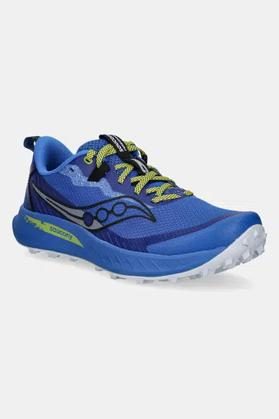 Boty Saucony Peregrine 15 pánské, modrá barva, S20990-100