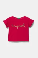 Dětské bavlněné tričko United Colors of Benetton