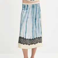 Sukně Diesel O-NEIRIC SKIRT modrá barva, midi, A16750.0IKAS