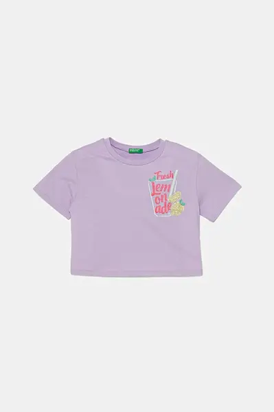 Dětské bavlněné tričko United Colors of Benetton