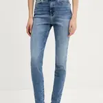Džíny Tommy Jeans dámské, modrá barva, DW0DW20655