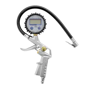 Pneuhustič digitální, 0-18 bar, hadička 30 cm - Genborx