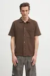 Bavlněná košile Norse Projects Gustav Crochet Jersey Shirt
