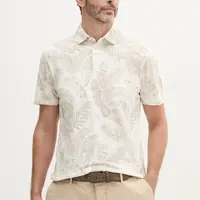 Bavlněné polo tričko Hackett London pánské, bílá barva, HM563430