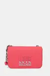 Kabelka Love Moschino růžová barva, JC4254PP0MKD0615