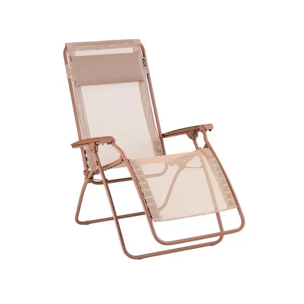 Lafuma Mobilier ZAHRADNÍ RELAXAČNÍ ŽIDLE, kov