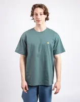 Tričko Carhartt WIP S/S Chase T-Shirt Silver Pine/Gold