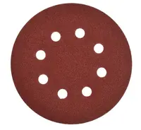 GEKO Brusné papírové kotouče, smirek, průměr 125mm, 8 otvorů, různé hrubosti a velikosti balení Počet kusů: 50ks, Zrnitost: P120