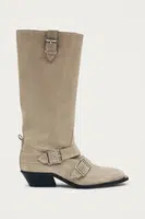 Semišové boty Alohas Ryder dámské, béžová barva, na podpatku, S100851.01