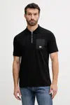 Polo tričko Karl Lagerfeld pánské, černá barva, 553235.745025