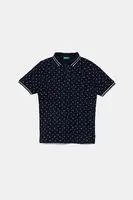 Dětská bavlněná polokošile United Colors of Benetton