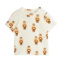 Dětské bavlněné tričko Mini Rodini Bees béžová barva, 2562013911