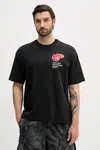 Tričko adidas Originals World Class Tee pánské, černá barva, s potiskem, JM9955