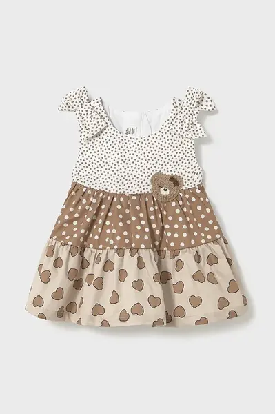 Dětské bavlněné šaty Mayoral Newborn