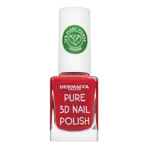 Dermacol Pure 3D Nail Polish lak na nechty 04 Poppy Red 11 ml