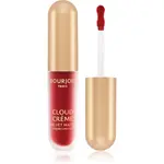 Bourjois Cloud Crème Velvet Matte ultra matujúci tekutý rúž odtieň 08 Chérie Cherry 3.1 ml