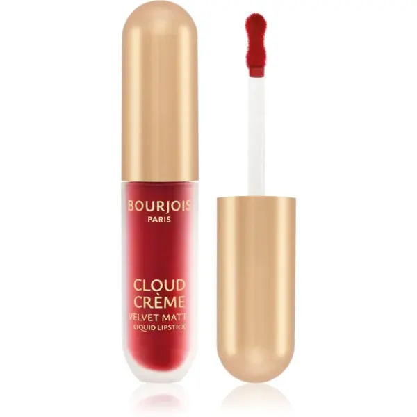 Bourjois Cloud Crème Velvet Matte ultra matujúci tekutý rúž odtieň 08 Chérie Cherry 3.1 ml