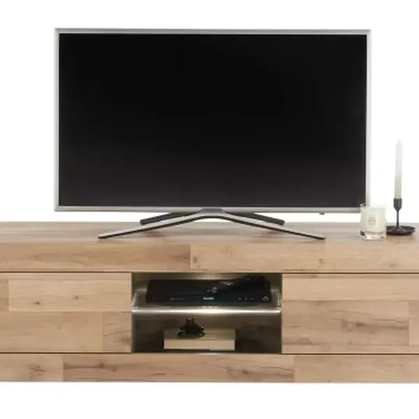 TV stolek s osvětlením Oakland 140 cm, dub montana