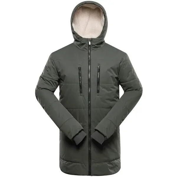 ALPINE PRO COLWEL Pánská zimní bunda, zelená, velikost 4XL