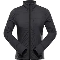 ALPINE PRO NOKEDA Dámska športová funkčná bunda, tmavo sivá, veľkosť