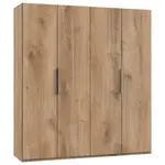 MID.YOU ŠATNÍ SKŘÍŇ S OTOČNÝMI DVEŘMI, barvy dubu, 200/216/58 cm