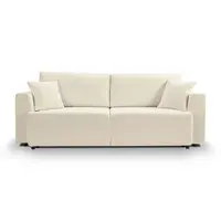 MID.YOU ROZKLÁDACÍ POHOVKA, textil, krémová