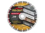 Kotouč řezný diamantový 230mm PROCRAFT DS230 Segmented