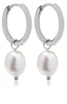 Troli Krásne oceľové náušnice s pravými perlami 2v1 VAAXF340S
