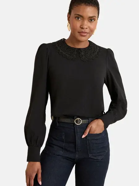 love & roses Blúzka  čierna