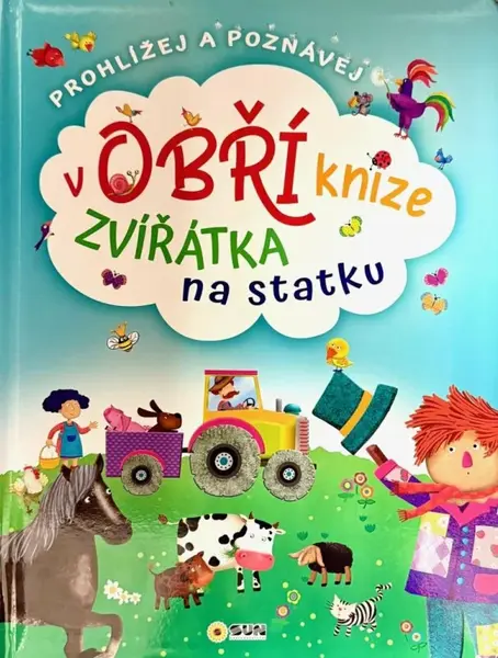 Zvířátka na statku - Prohlížej a Poznávej v obří knize (Defekt)