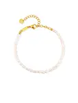Náramek Mireya Gold s říčními perlami