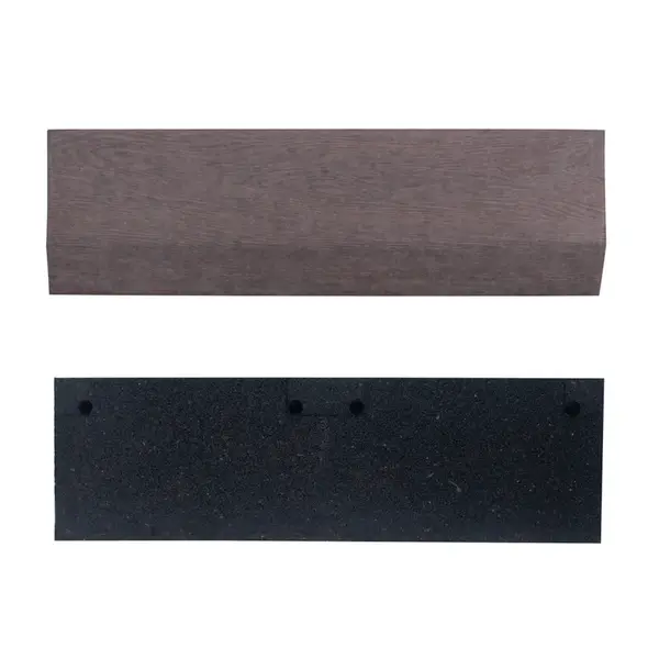 Nájezd pro podložky Luxteko Waffle 2cm 1ks dřevo